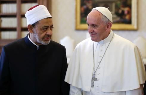Pope Francis and Grand Imam of Al-Azhar