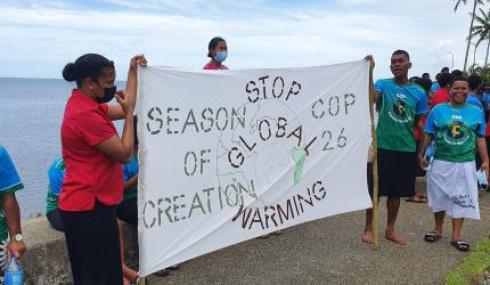 Fiji FNU Student’s - Climate Peace Rally Stopped by Police 