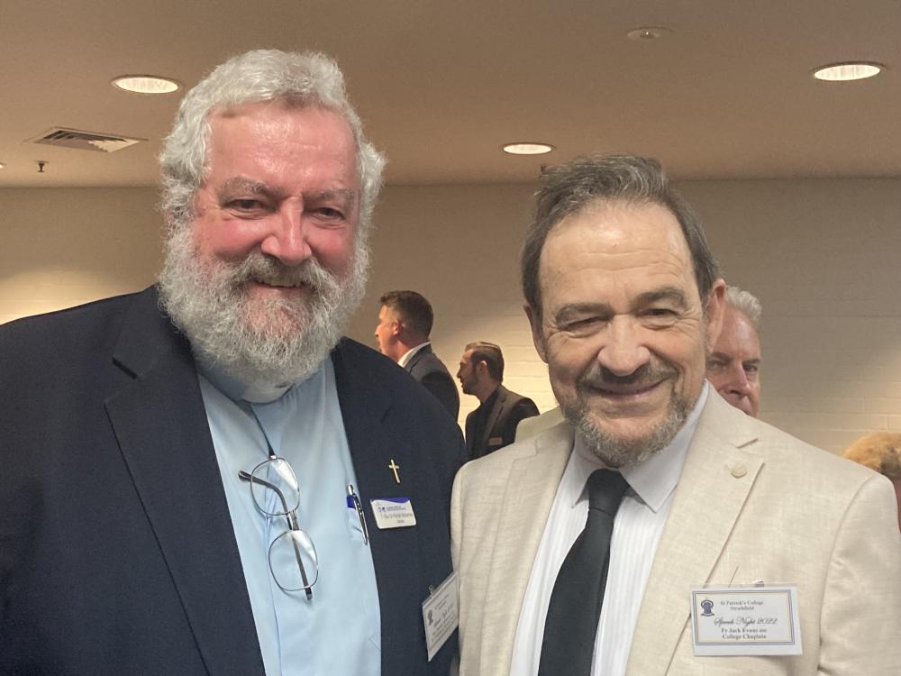 Columban Fr Patrick McInerney & Fr Jack Evans (right) - Photo: Fr Patrick McInerney