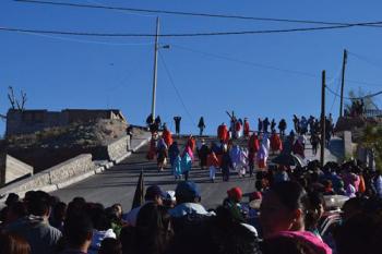 The procession through the streets of Juarez