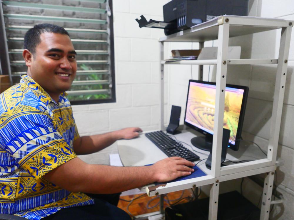 Ietawa Naaiti was born in Fiji and is in his first year in the formation in the Philippines. - Photo: Ietawa Naaiti