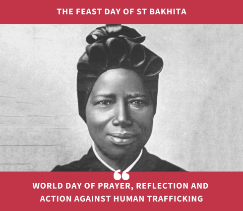 World Day of Prayer, Reflection and Action Against Human Trafficking on the feast day of St Bakhita