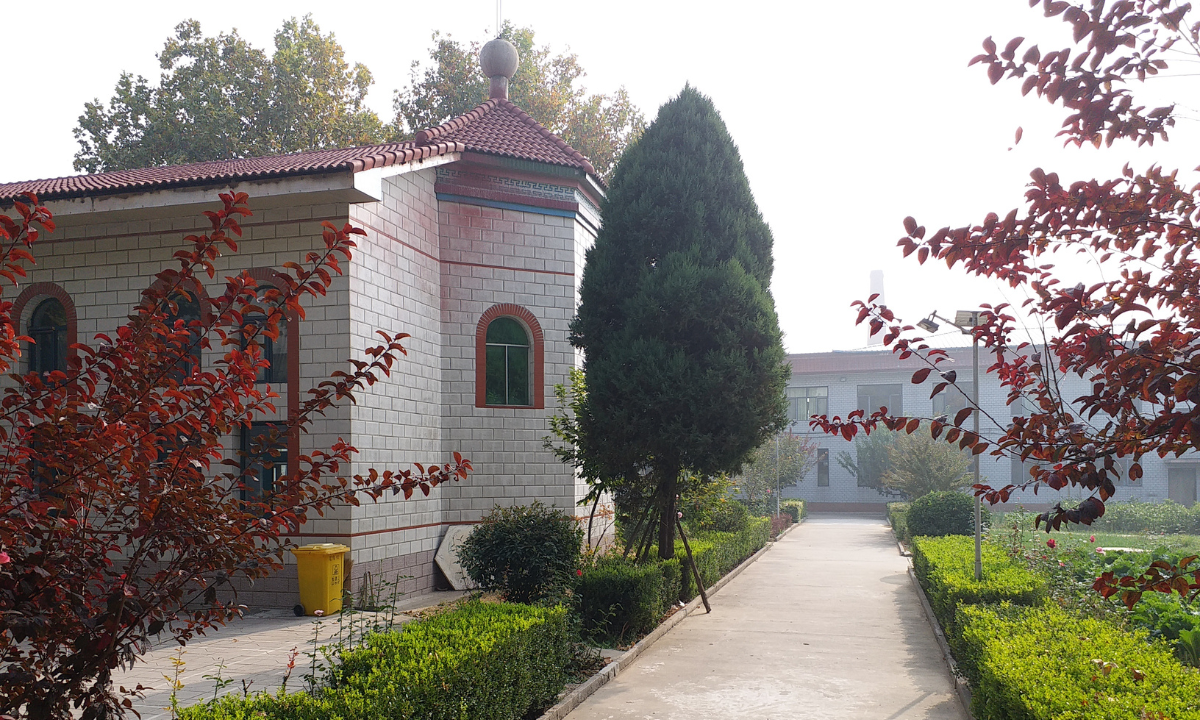 The garden inside the grounds of a convent