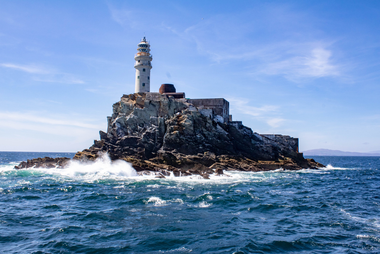 Fastnet Lighthouse Schuill West Cork Ireland. Photo: canva.com