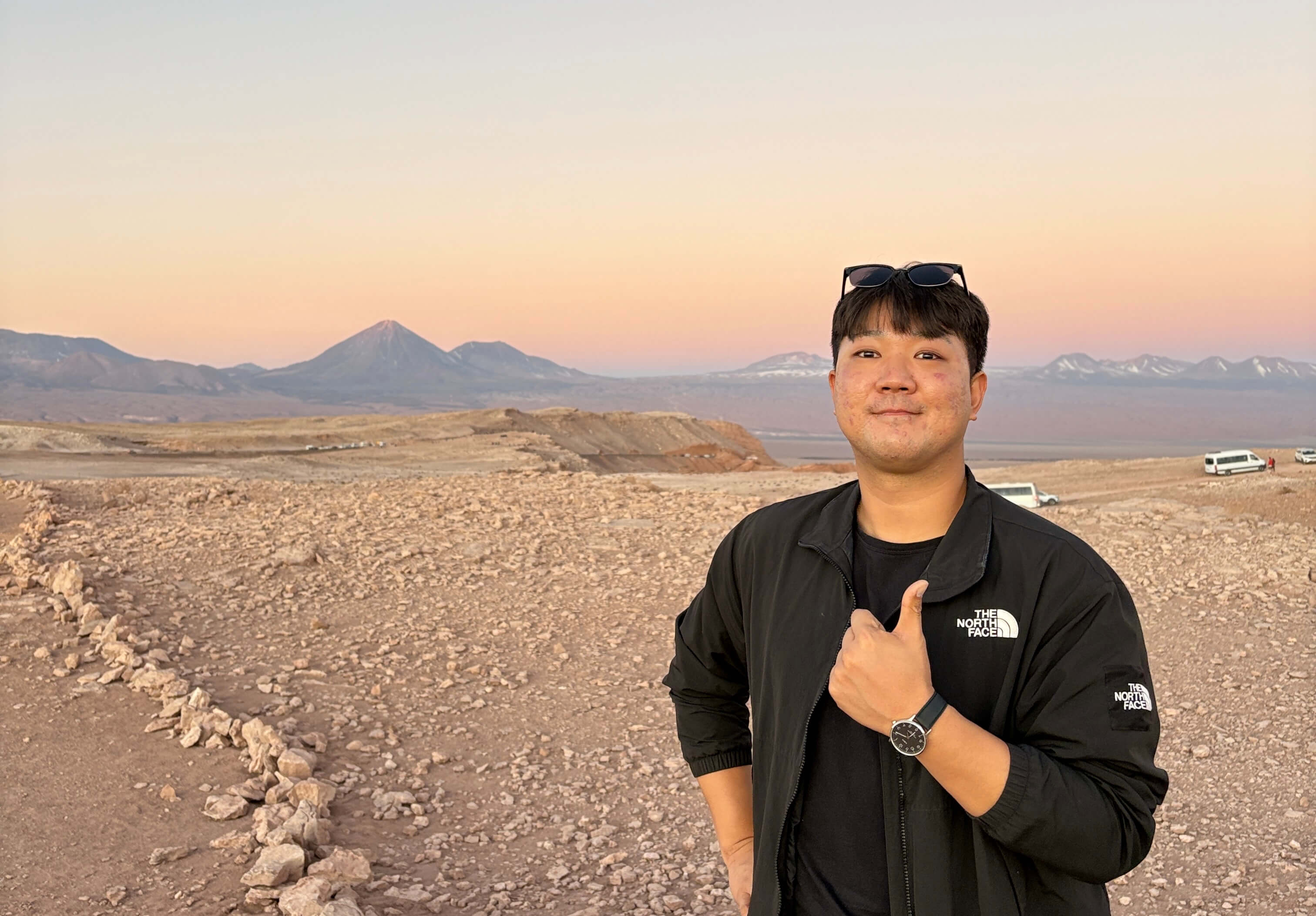 Ro Seungjun at the San Pedro de Atacama Desert, known as the driest desert in the world. Photo: Ro Seungjun 