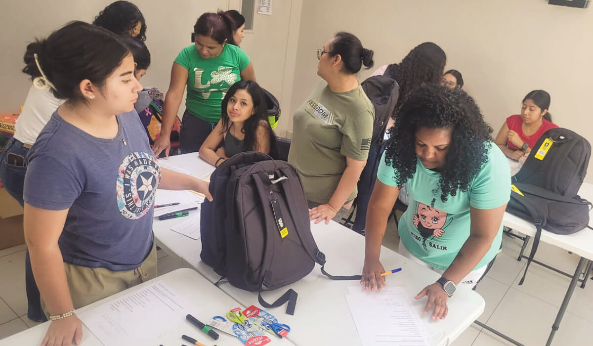 Columban Ministry for Migrants program in Ciudad Juárez. Photo: Cristina Coronado