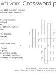Columban Activities - Crossword Puzzle - June 2023