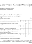 Columban Activities - Crossword Puzzle - July 2023