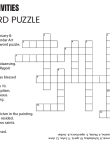 Columban Activities - Crossword Puzzle