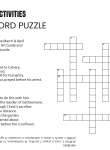 Columban Activities - Crossword Puzzle