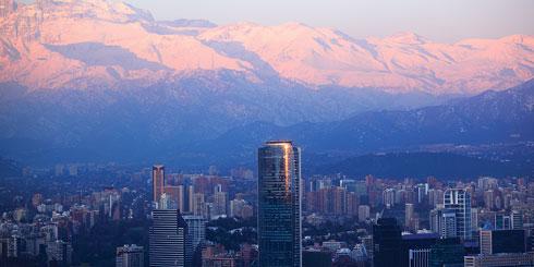 Santiago at dusk, Chile © iStock Photo