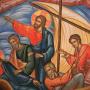 Christ and his Apostles on Lake Tiberias - Greek Orthodox Icon - Thessalonica, Greece