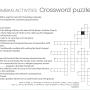 Columban Activities - Crossword Puzzle - July 2023